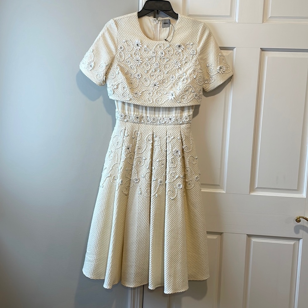ASOS embellished midi dress